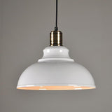 Retro Semi Globe Metal Pendant Light Industrial Hanging Ceiling Lamp for Kitchen Island