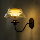 Retro Solar LED Outdoor Wall Sconce Waterproof Black Metal Light with Adjustable Acrylic Shade