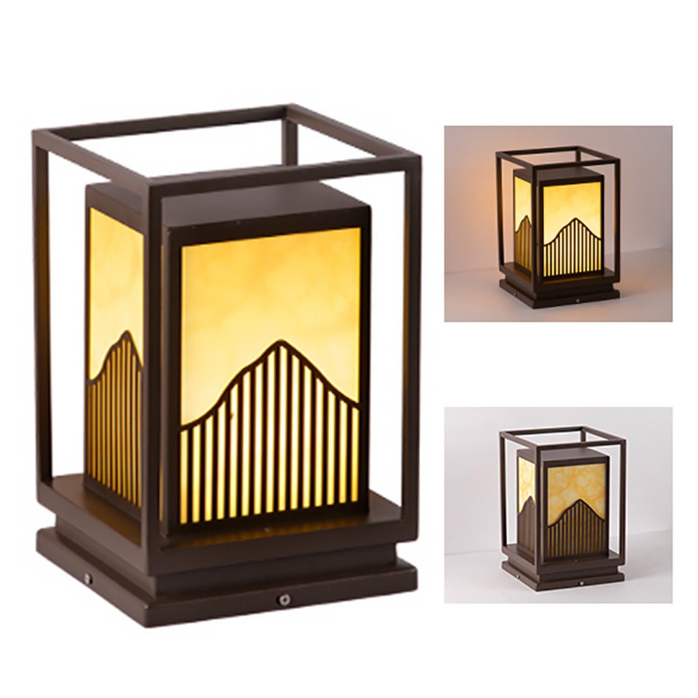 Retro Stainless Steel Outdoor Garden Path Light Waterproof Landscape Lamp for Villa and Courtyard