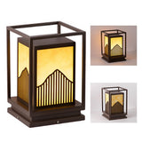 Retro Stainless Steel Outdoor Garden Path Light Waterproof Landscape Lamp for Villa and Courtyard