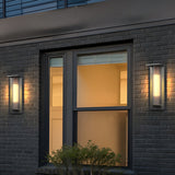Retro Waterproof Solar LED Wall Sconce Aluminum Exterior Light for Patio and Garden