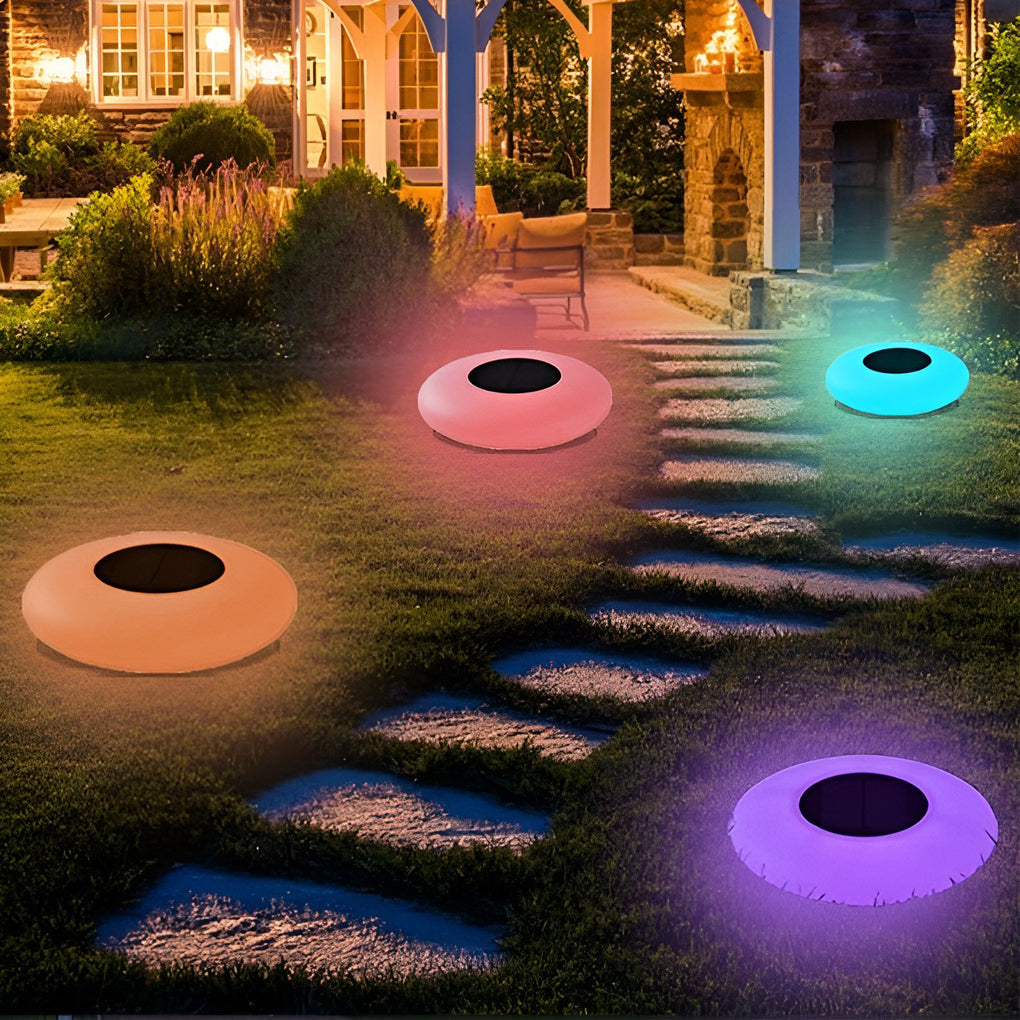 RGB Color Changing Solar Pool Lights Waterproof LED Floating Outdoor Pond and Garden Lighting