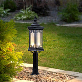 Rhombus Design Asian Inspired Outdoor Garden Pathway Light in Die Cast Aluminum