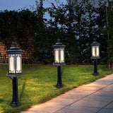 Rhombus Design Asian Inspired Outdoor Garden Pathway Light in Die Cast Aluminum