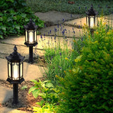 Rhombus Design Asian Inspired Outdoor Garden Pathway Light in Die Cast Aluminum