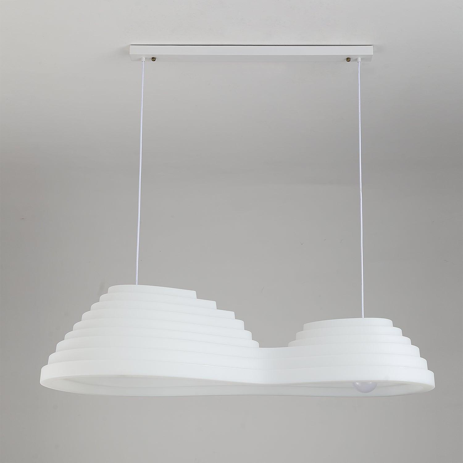 Rice Field Acoustic Pendant Light Modern Acrylic LED Ceiling Lamp for Interior Decor