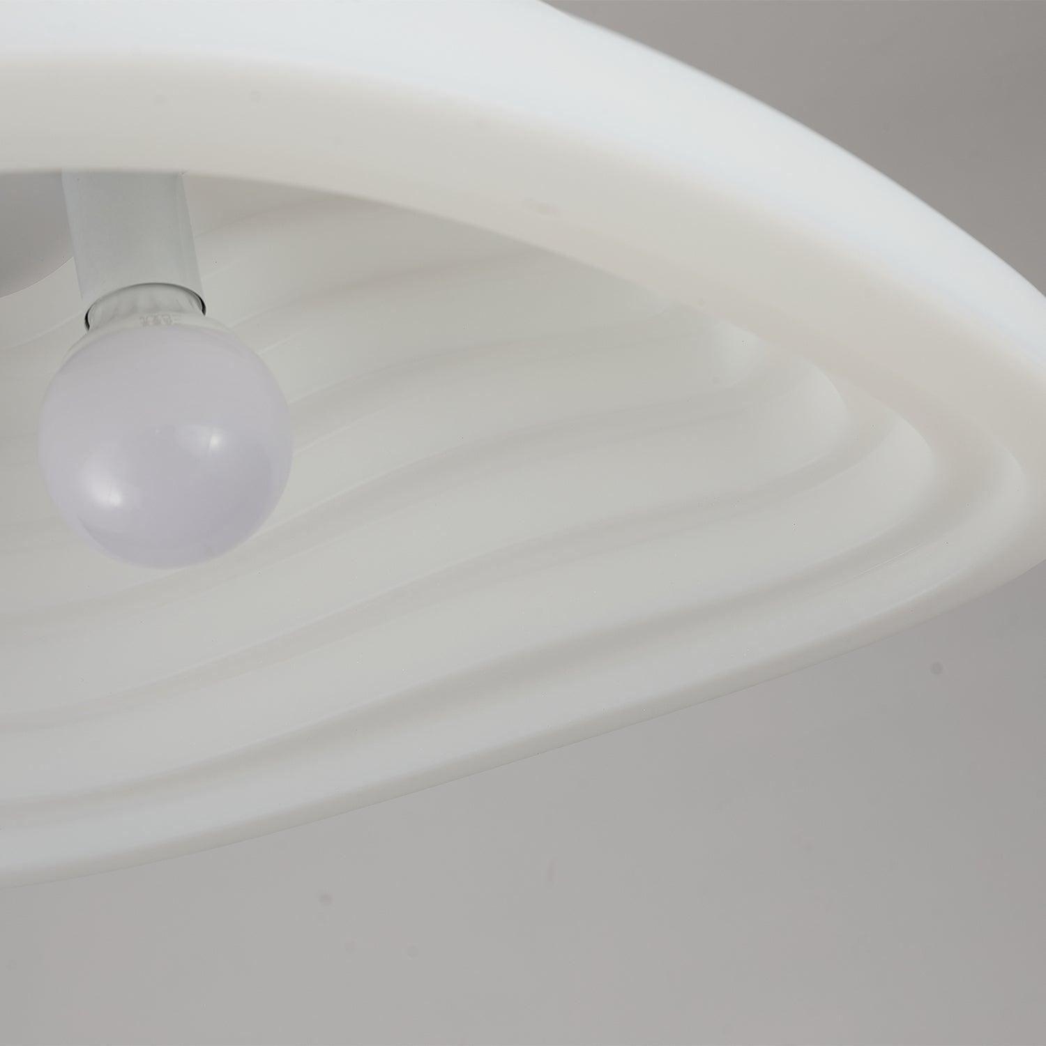 Rice Field Acoustic Pendant Light Modern Acrylic LED Ceiling Lamp for Interior Decor