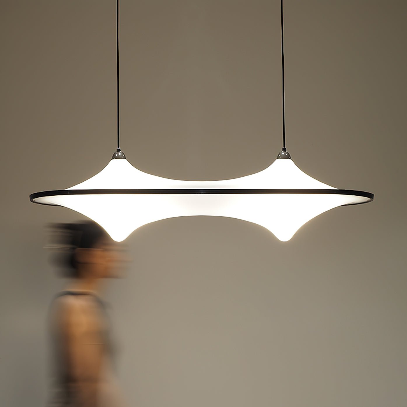 Rilke Modern Geometric Acrylic Pendant Light for Contemporary Indoor Living Spaces