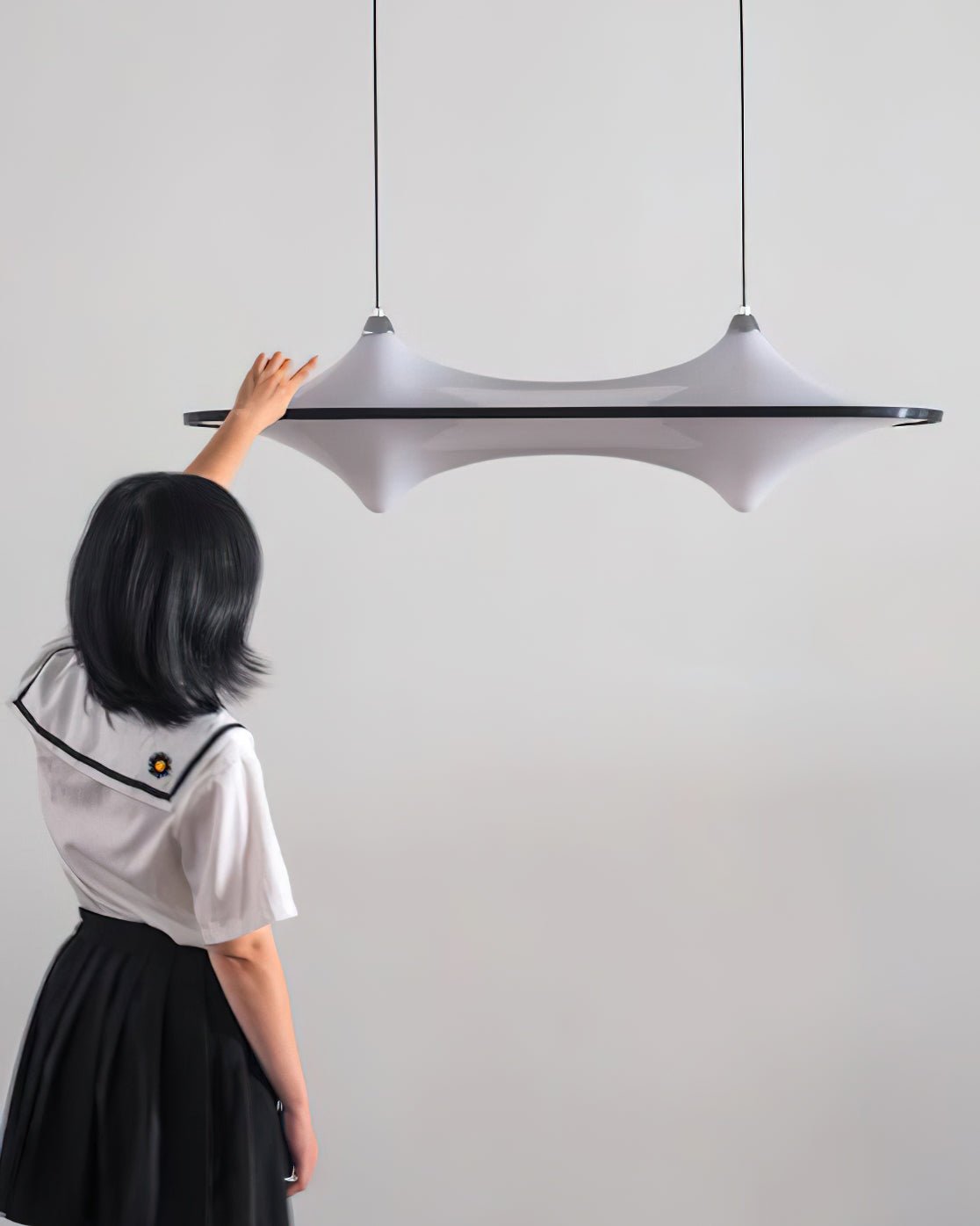 Rilke Modern Geometric Acrylic Pendant Light for Contemporary Indoor Living Spaces