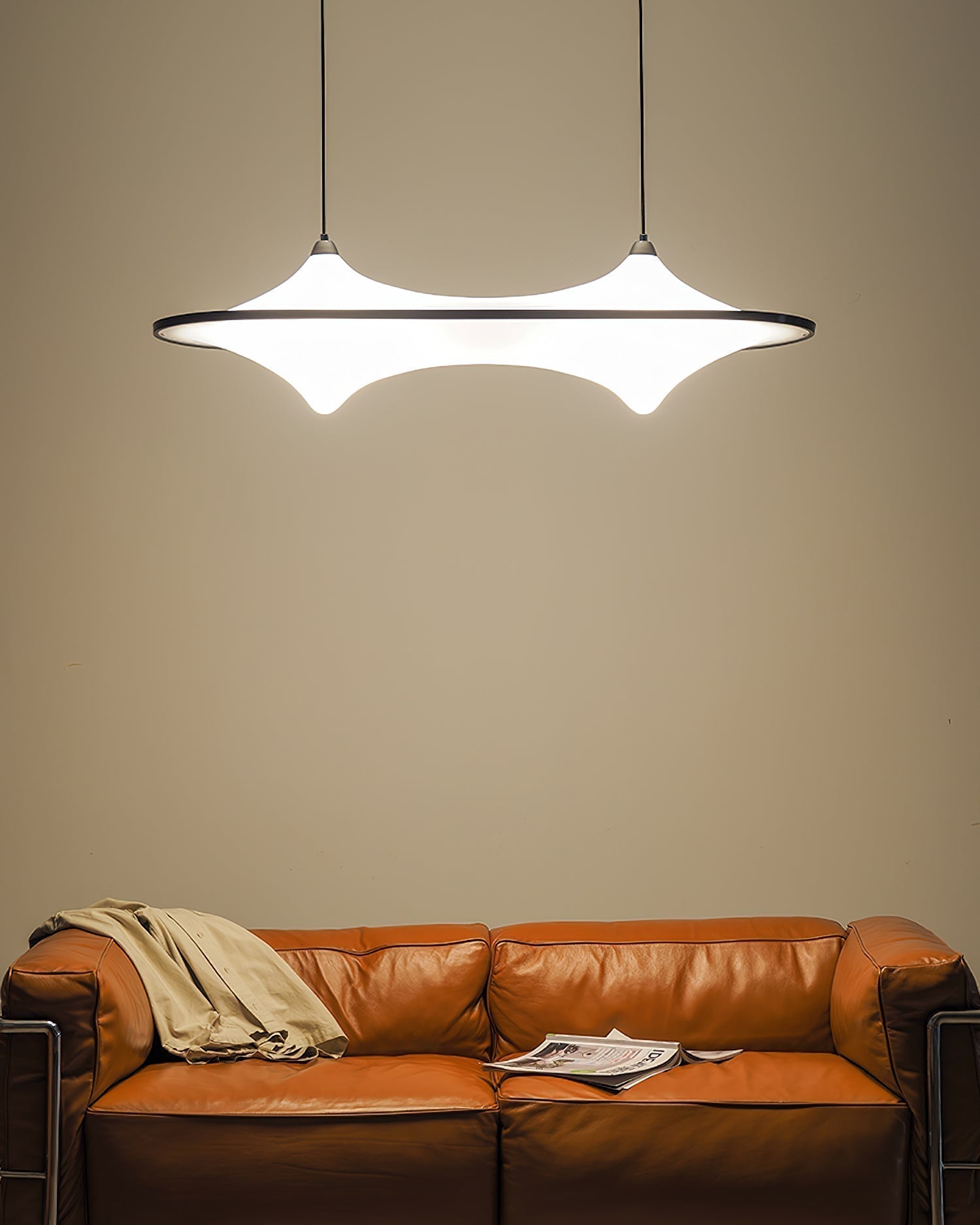 Rilke Modern Geometric Acrylic Pendant Light for Contemporary Indoor Living Spaces