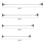 Rotatable Modern COB LED Strip Light Linear Intelligent Dimming Remote Control Indoor Lighting