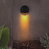 Round LED Surface Mount Step Light Waterproof Outdoor Landscape Decking Pathway Lighting