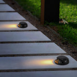 Round LED Surface Mount Step Light Waterproof Outdoor Landscape Decking Pathway Lighting