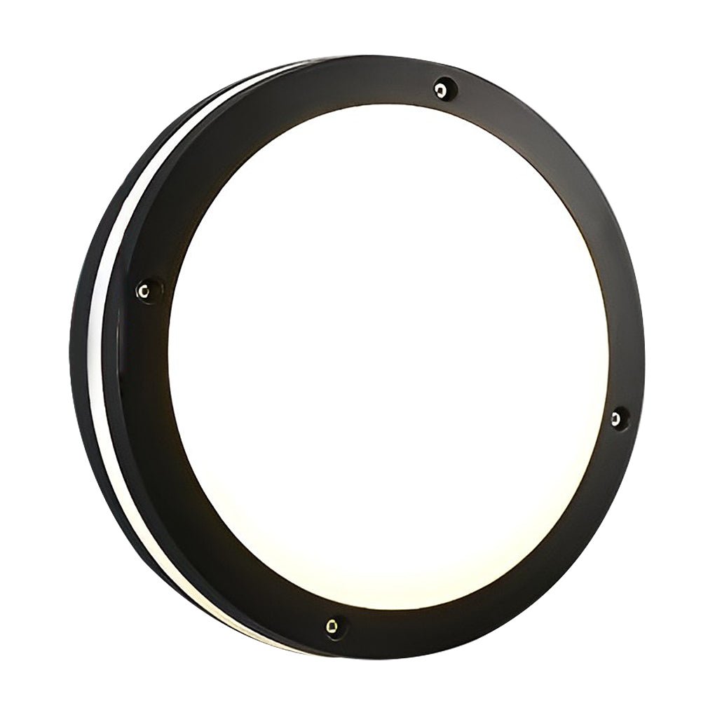 Modern Round IP66 Waterproof LED Outdoor Wall and Ceiling Light for Patio and Balcony