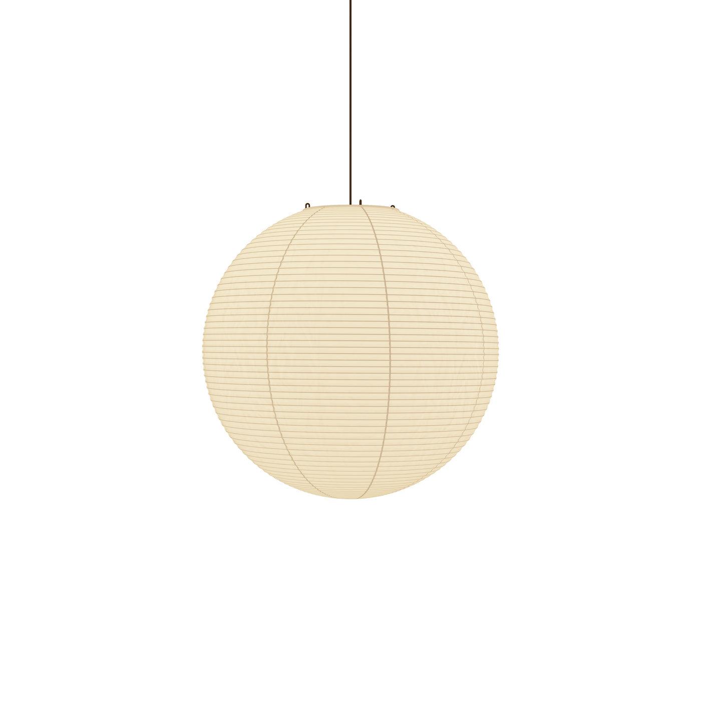 Round Washi Paper Pendant Light Japanese Style Handmade Lantern Ceiling Lamp for Indoor Illumination