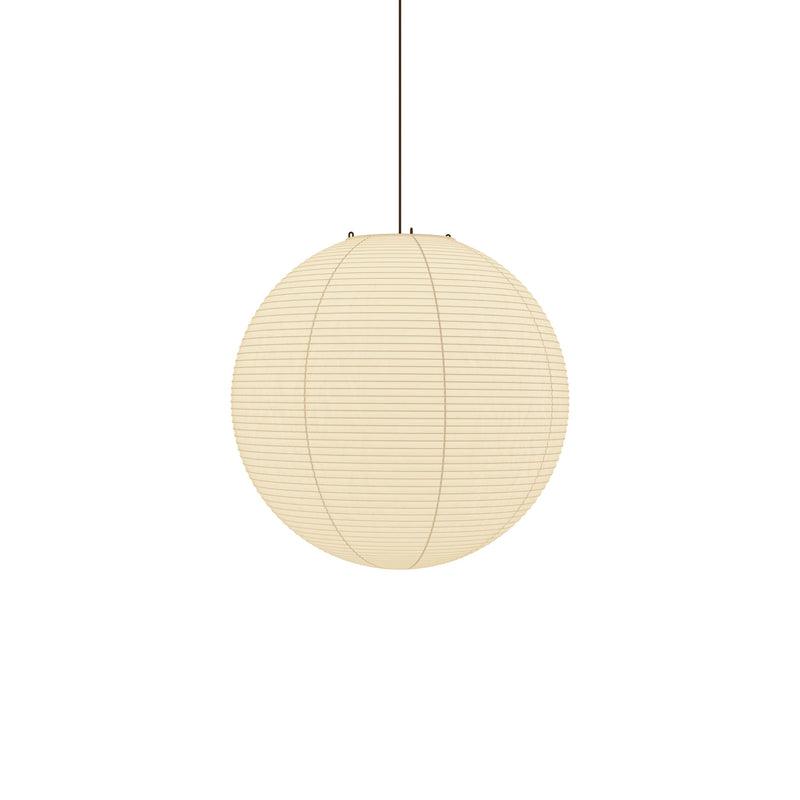 Round Washi Paper Pendant Light Japanese Style Handmade Lantern Ceiling Lamp for Indoor Illumination