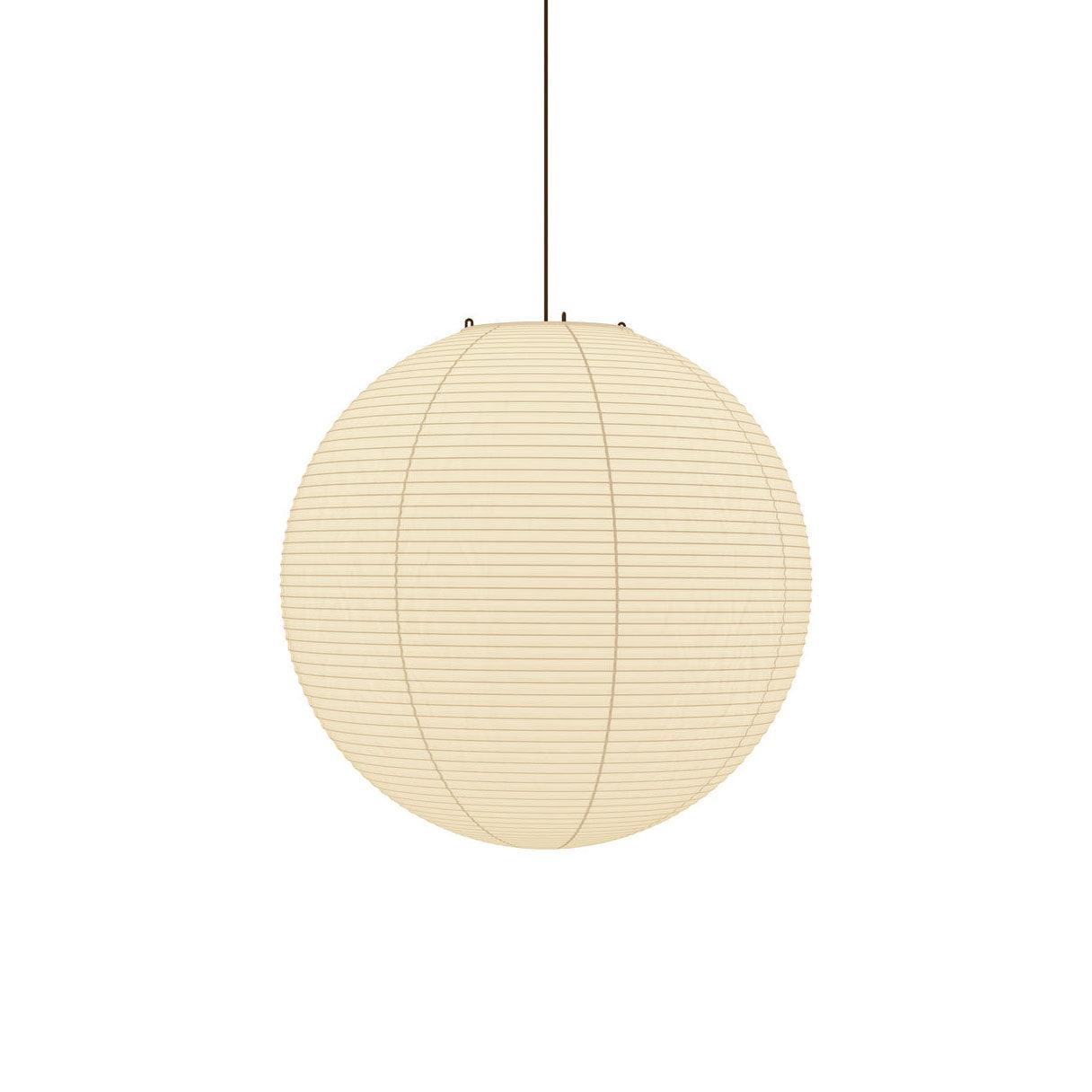 Round Washi Paper Pendant Light Japanese Style Handmade Lantern Ceiling Lamp for Indoor Illumination