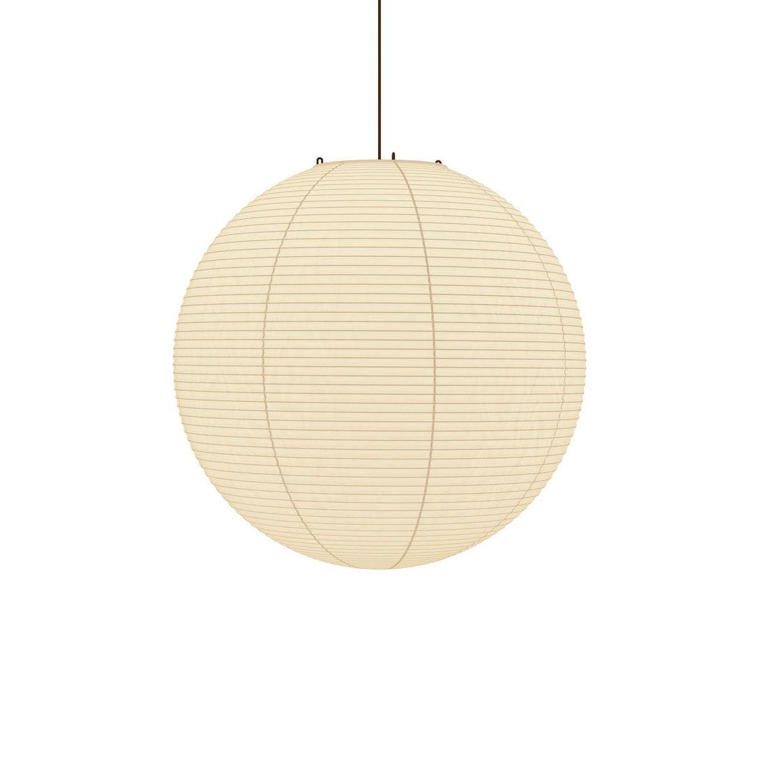 Round Washi Paper Pendant Light Japanese Style Handmade Lantern Ceiling Lamp for Indoor Illumination