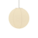 Round Washi Paper Pendant Light Japanese Style Handmade Lantern Ceiling Lamp for Indoor Illumination