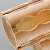 Rustic Bamboo Weave Pendant Light Fixture with Unique Squiggly Pattern for Boho Living Spaces