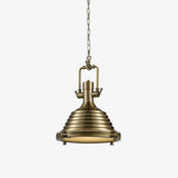 Rustic Industrial Metal Pendant Light Nautical Style Hanging Ceiling Lamp for Kitchen and Dining Room