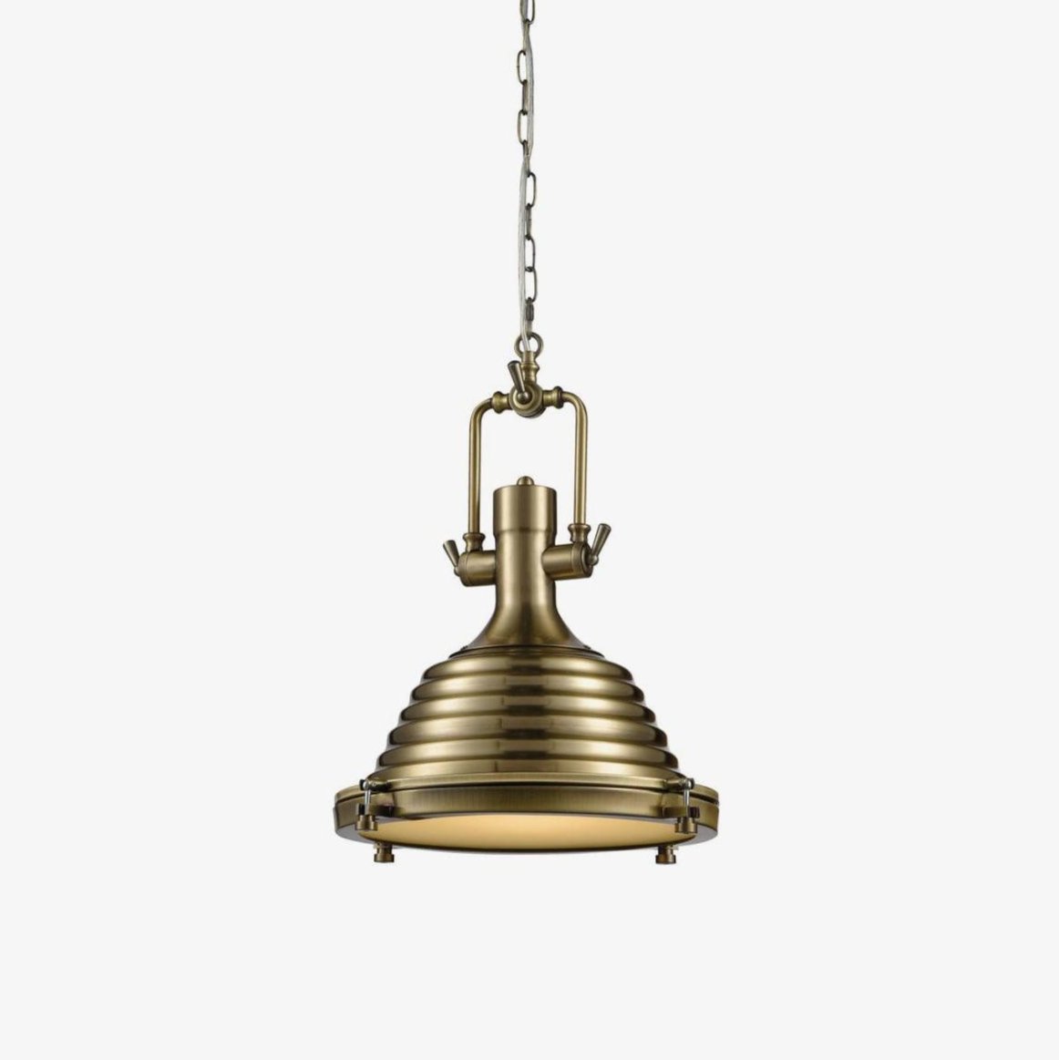 Rustic Industrial Metal Pendant Light Nautical Style Hanging Ceiling Lamp for Kitchen and Dining Room