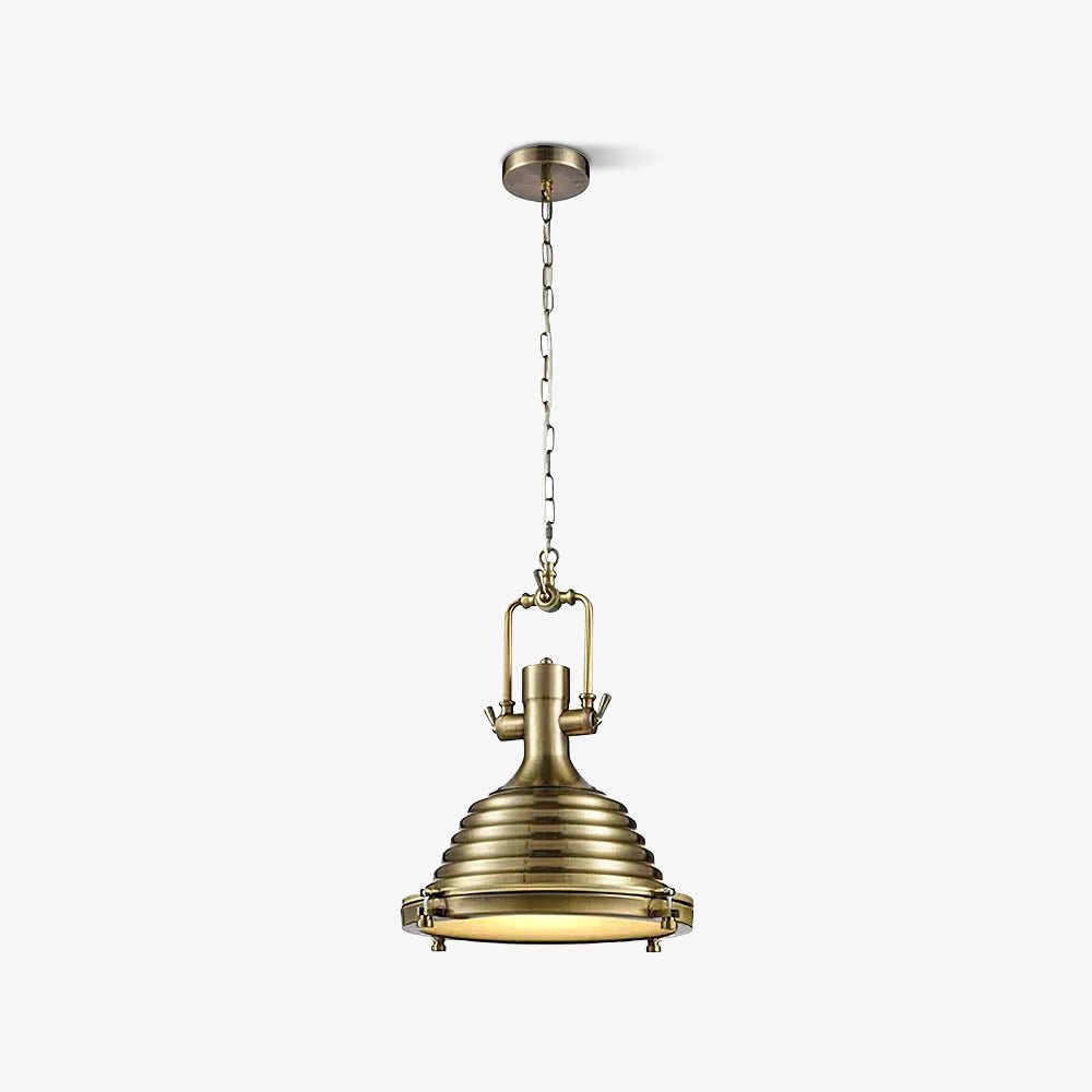 Rustic Industrial Metal Pendant Light Nautical Style Hanging Ceiling Lamp for Kitchen and Dining Room