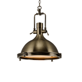 Rustic Industrial Metal Pendant Light Nautical Style Hanging Ceiling Lamp for Kitchen and Dining Room