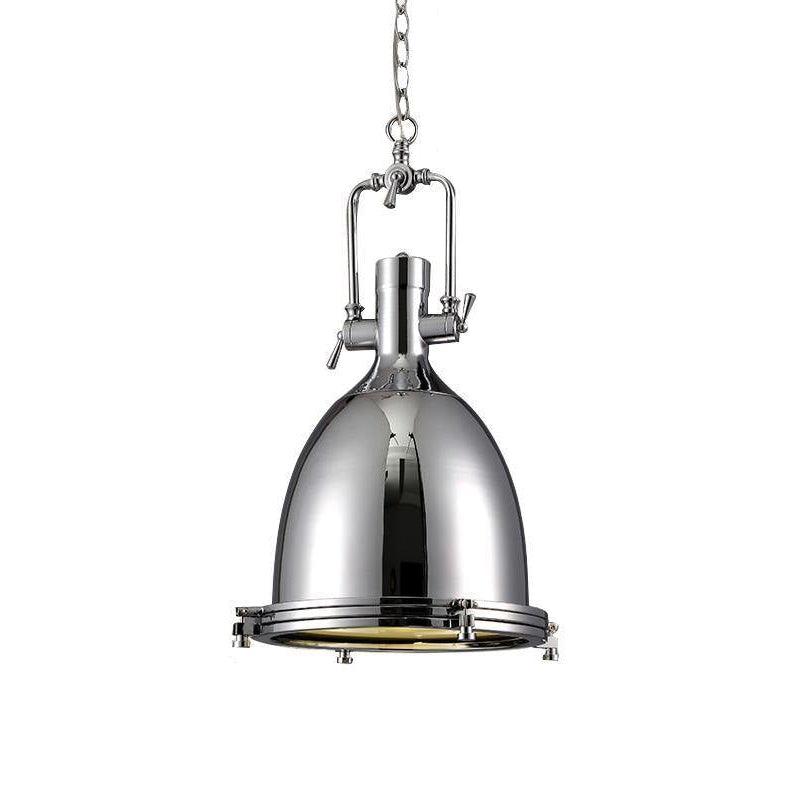 Rustic Industrial Metal Pendant Light Nautical Style Hanging Ceiling Lamp for Kitchen and Dining Room