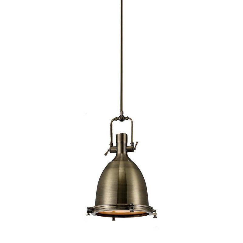 Rustic Industrial Metal Pendant Light Nautical Style Hanging Ceiling Lamp for Kitchen and Dining Room