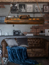 Rustic Iron Box Cage Chandelier Vintage Industrial Steampunk Hanging Light