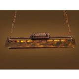 Rustic Iron Box Cage Chandelier Vintage Industrial Steampunk Hanging Light
