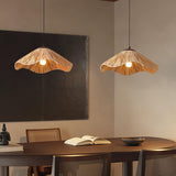Rustic Natural Straw Handwoven Pendant Light for Coastal and Boho Home Decor