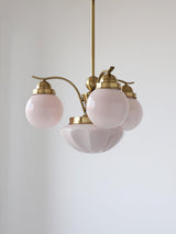 Ryttenberg Modern Globe Glass Chandelier Retro Multi Head Pendant Ceiling Light