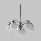 Ryttenberg Modern Globe Glass Chandelier Retro Multi Head Pendant Ceiling Light