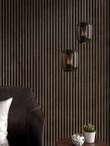 Savannah Smoke Gray Glass Pendant Light with Gold Finish Integrated LED Ceiling Hanging Lamp