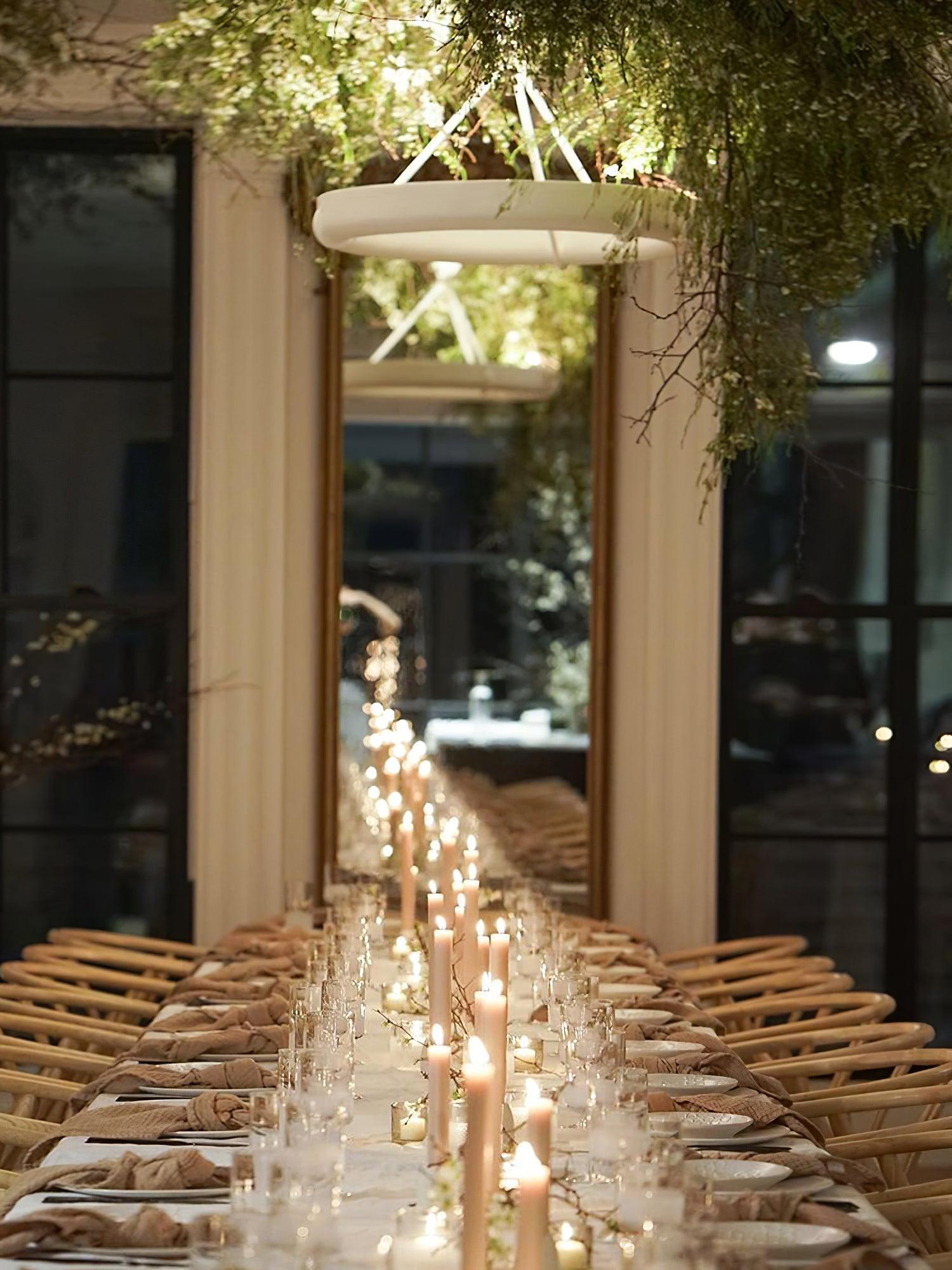 Sculptural White Plaster LED Chandelier Modern Pendant Light Fixture for Elegant Living Spaces