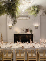 Sculptural White Plaster LED Chandelier Modern Pendant Light Fixture for Elegant Living Spaces