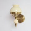 Set of 2 Modern Glass Wall Sconce Lights Gold Metal Decorative Lamp for Bedroom Living Room