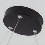 Set of 4 Modern Y Shaped LED Office Pendant Lights Seamless Linear Hanging Fixtures for Workspace