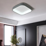 Modern Square LED Flush Mount Ceiling Light for Bedroom and Living Room Lighting