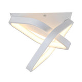 Minimalist Geometric LED Flush Mount Ceiling Light for Modern Hallways and Bedrooms