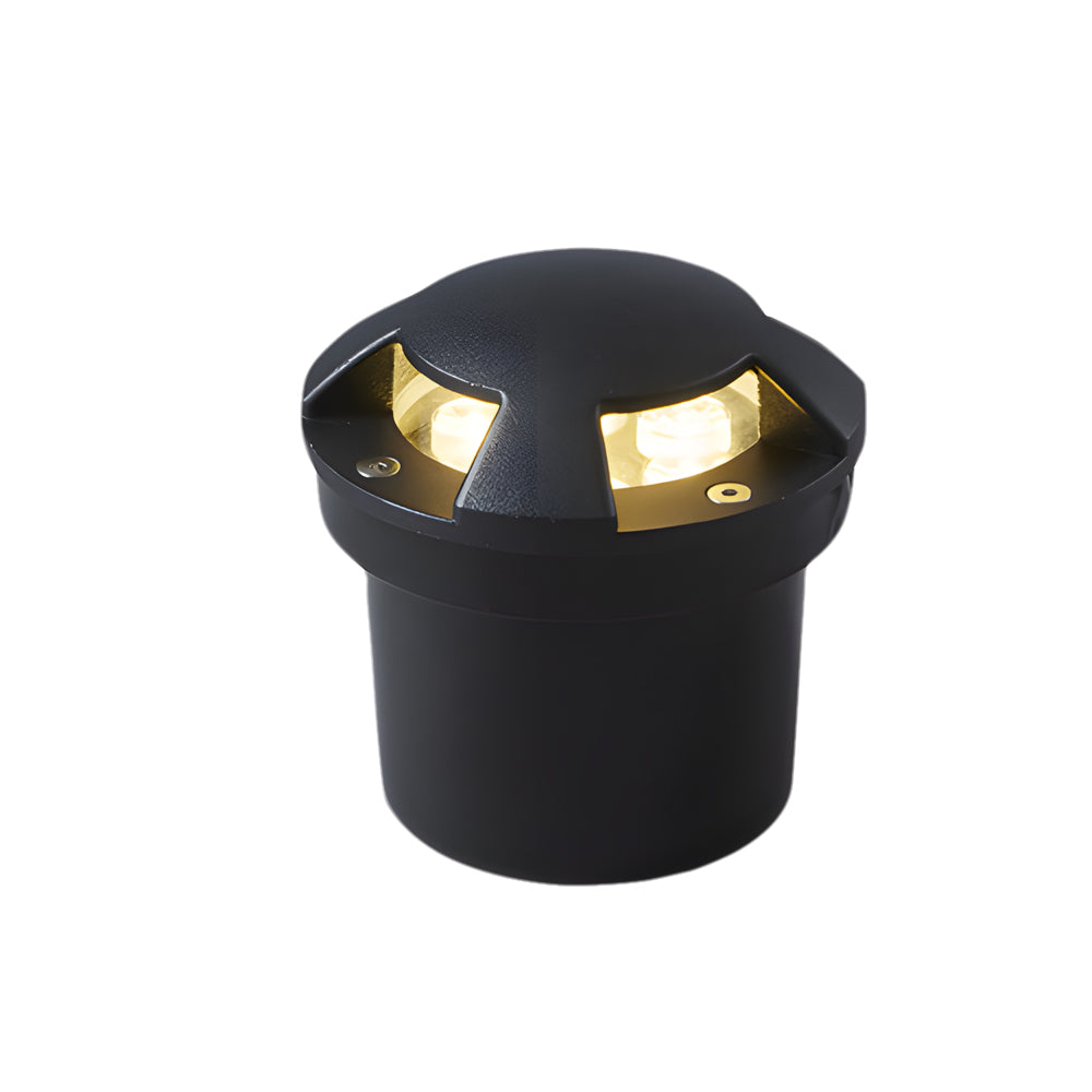 Side Emitting LED Step Lights Waterproof Low Voltage Outdoor Ground Lighting for Deck and Stairs