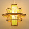 Sigyn Handwoven Bamboo Pendant Lamp Natural Organic Sustainable Woven Droplight Fixture