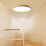 Modern Bowl Shaped LED Flush Mount Ceiling Light with Iron and Acrylic Shade