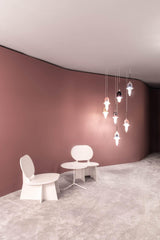 Siren Layered Glass Bell Pendant Light Modern Blown Glass Hanging Lamp for Dining Room