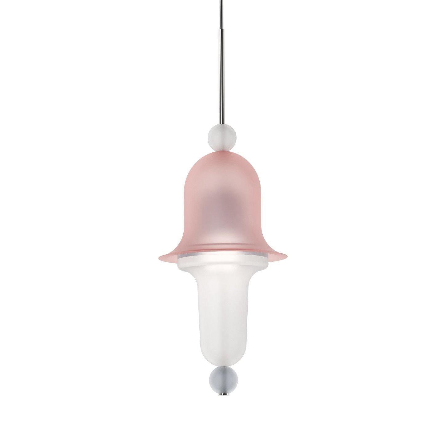 Siren Layered Glass Bell Pendant Light Modern Blown Glass Hanging Lamp for Dining Room