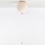 Modern Glass Air Balloon LED Flush Mount Ceiling Lamp for Playrooms and Bedrooms