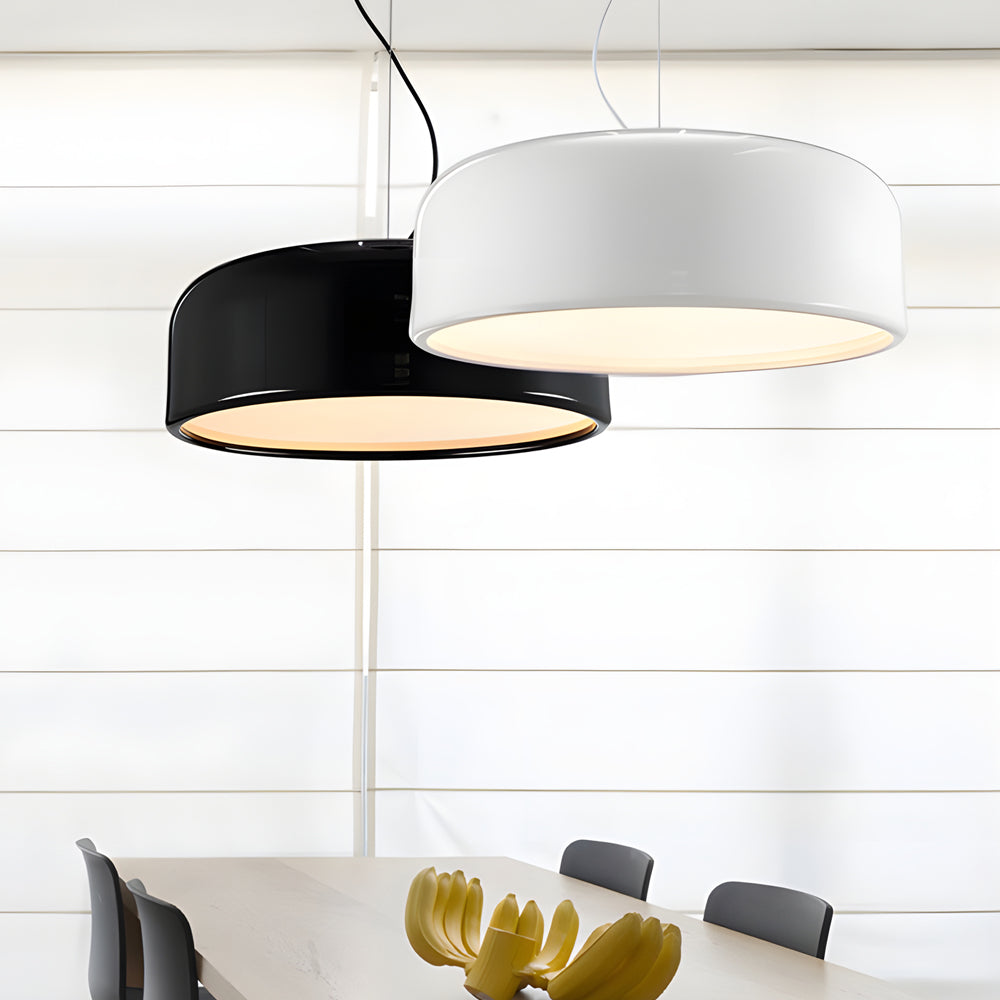 Smithfield Modern Aluminum Round Pendant Light for Contemporary Kitchen and Dining Spaces