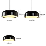 Smithfield Modern Aluminum Round Pendant Light for Contemporary Kitchen and Dining Spaces